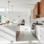 Mid-Century Modern Kitchen Magic: Embracing the Power of White