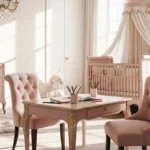 Classic Luxury Nursery & Kids Room in Blush: A Timeless Touch