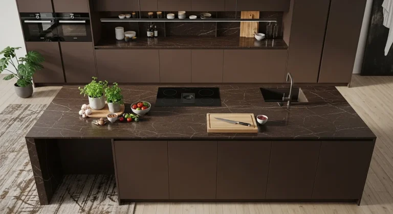 Modern Chocolate Brown Kitchen: Create a Cozy Culinary Haven