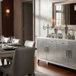 Mid-Century Modern Dining Room Design in Silver: Elevate Your Everyday Meals