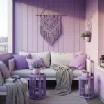 Cozy Bohemian Balcony Bliss in Lavender for Winter