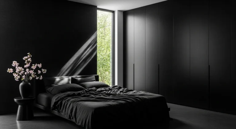Minimalist Bedroom Makeover: Embrace the Bold Elegance of Black