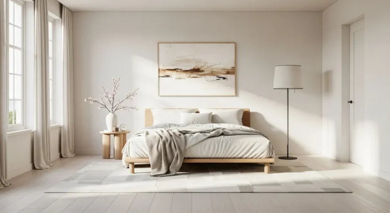 Serene Japandi Bedroom Decor: Embrace the Calm of Off-White