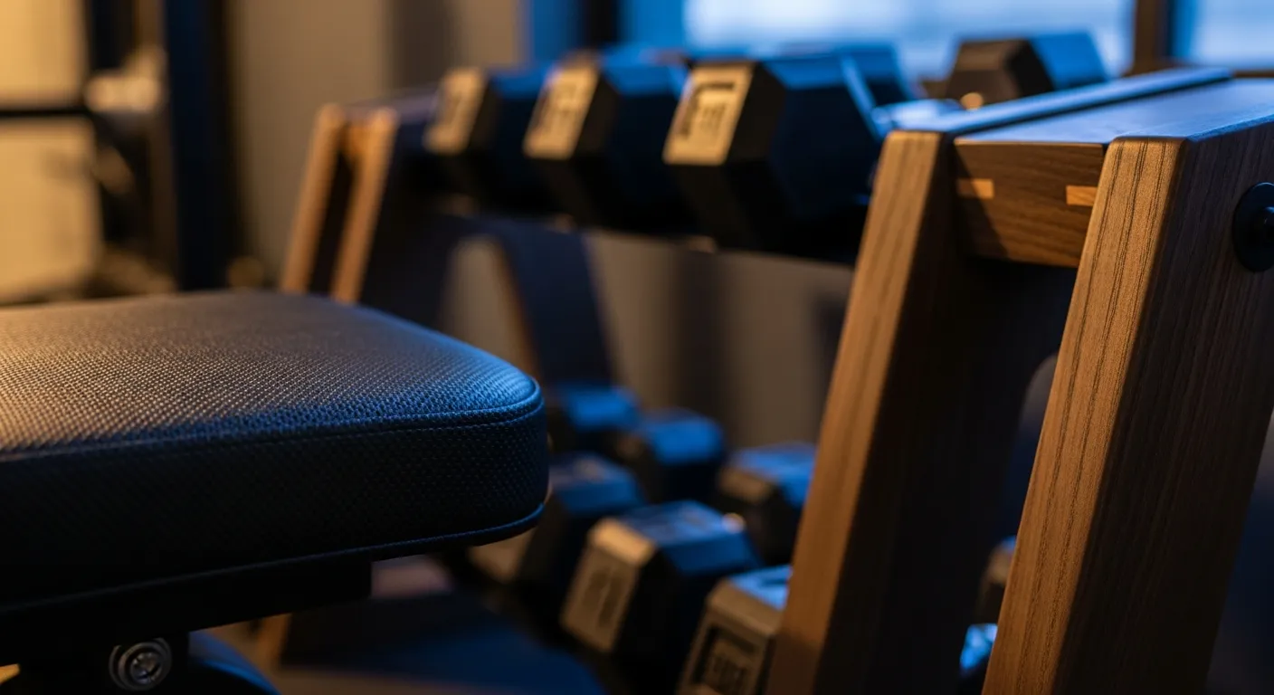 Essential furniture for industrial home gym ideas including racks and rubber flooring