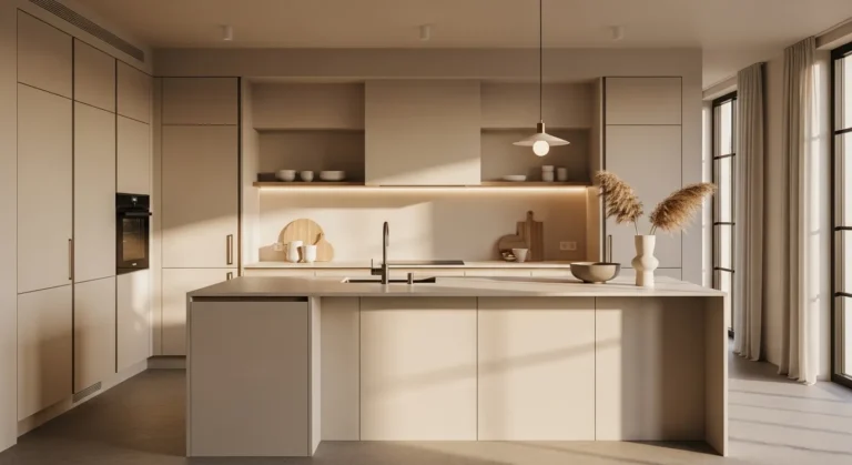 Minimalist Kitchen Design: Embrace the Warmth of Cream