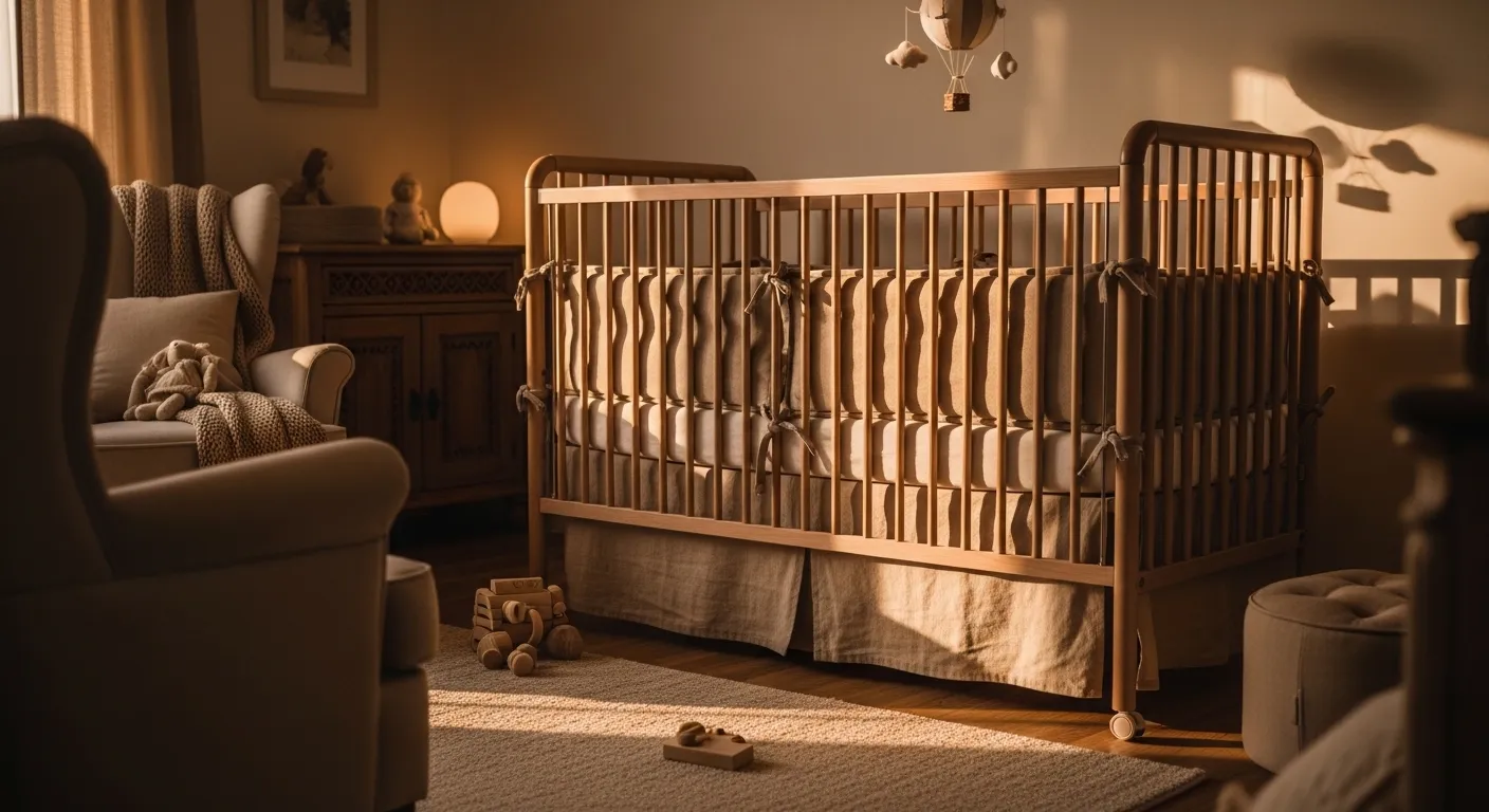 Cream and beige nursery wainscoting details for a timeless classic luxury look