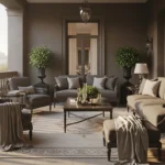 Classic Luxury Outdoor Balcony ideas in Truffle