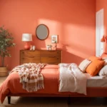 Coral Crush: Fresh Mid-Century Modern Bedroom Ideas for 2024