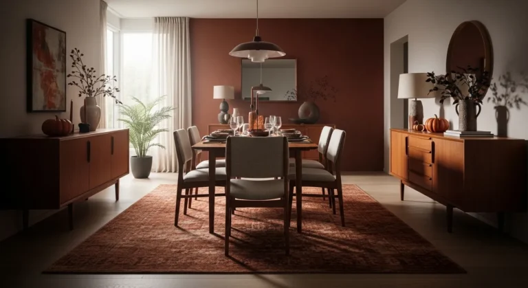 Mid-Century Modern Dining Room Ideas: A Rust Halloween