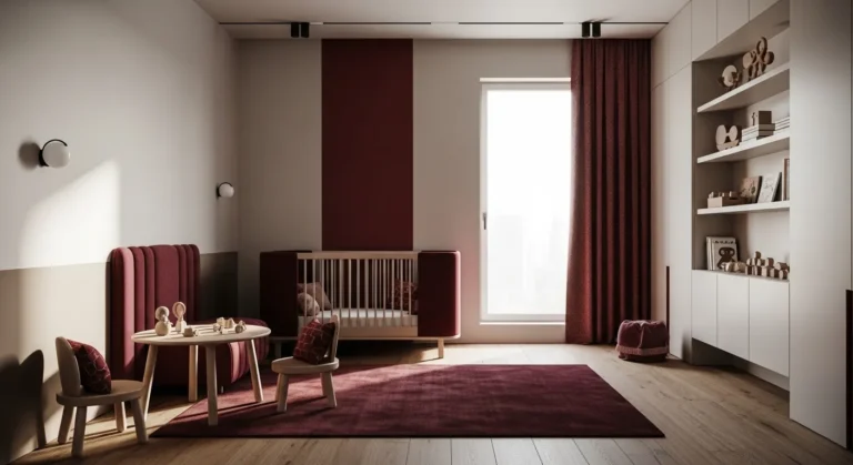 Minimalist Nursery & Kids Room Ideas: The Burgundy Edit