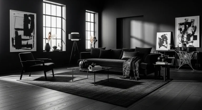 Modern Living Room Ideas: Mastering Chic Black Decor