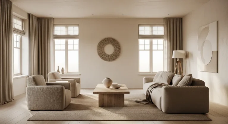 Beige Minimalist Living Room Ideas: A Serene Design Guide