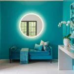Modern Entryway Ideas: Styling a Bold Turquoise Foyer