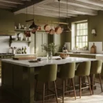 Olive Green Farmhouse Kitchen Ideas: Cozy & Elegant Design