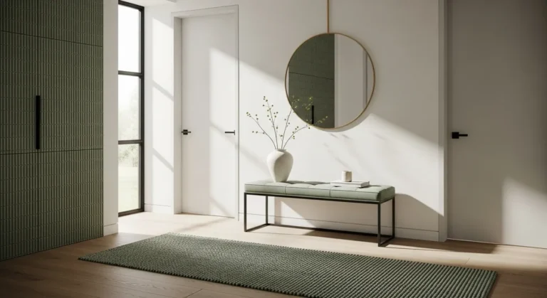 Embrace Minimalism in Your Entryway with Sage Green