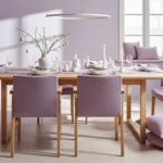 Scandi Dining Room Ideas: A Pastel Purple Easter Refresh