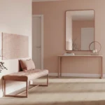 Minimalist Entryway Design: Embrace Winter Cozy with Blush