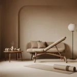 8 Chic Mid-Century Modern Home Gym Ideas: Beige & Bold