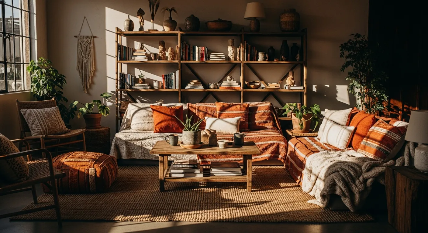 Furniture placement for bohemian living room ideas