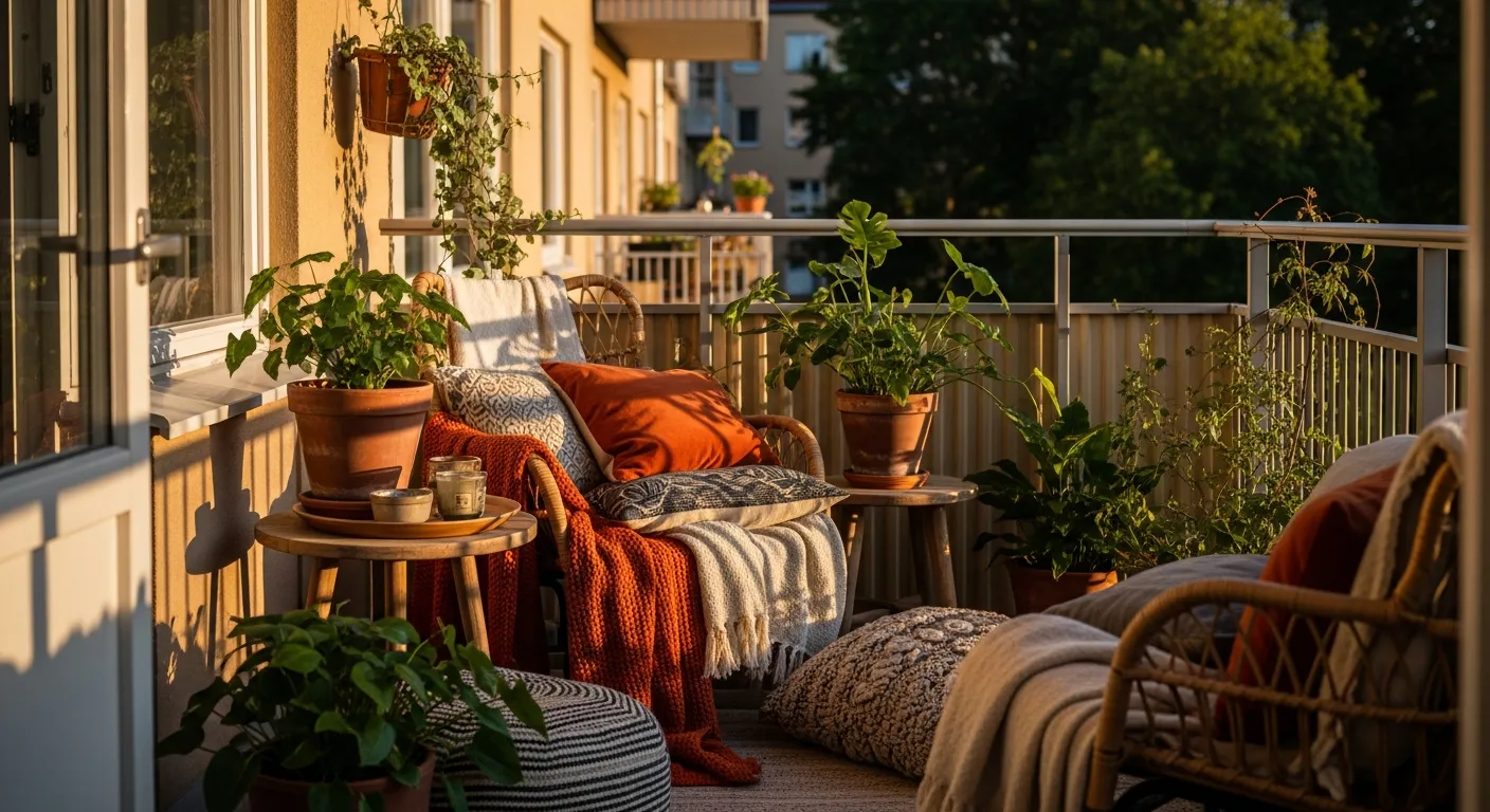 Velvet textures and styling details for Classic Luxury Outdoor Balcony ideas