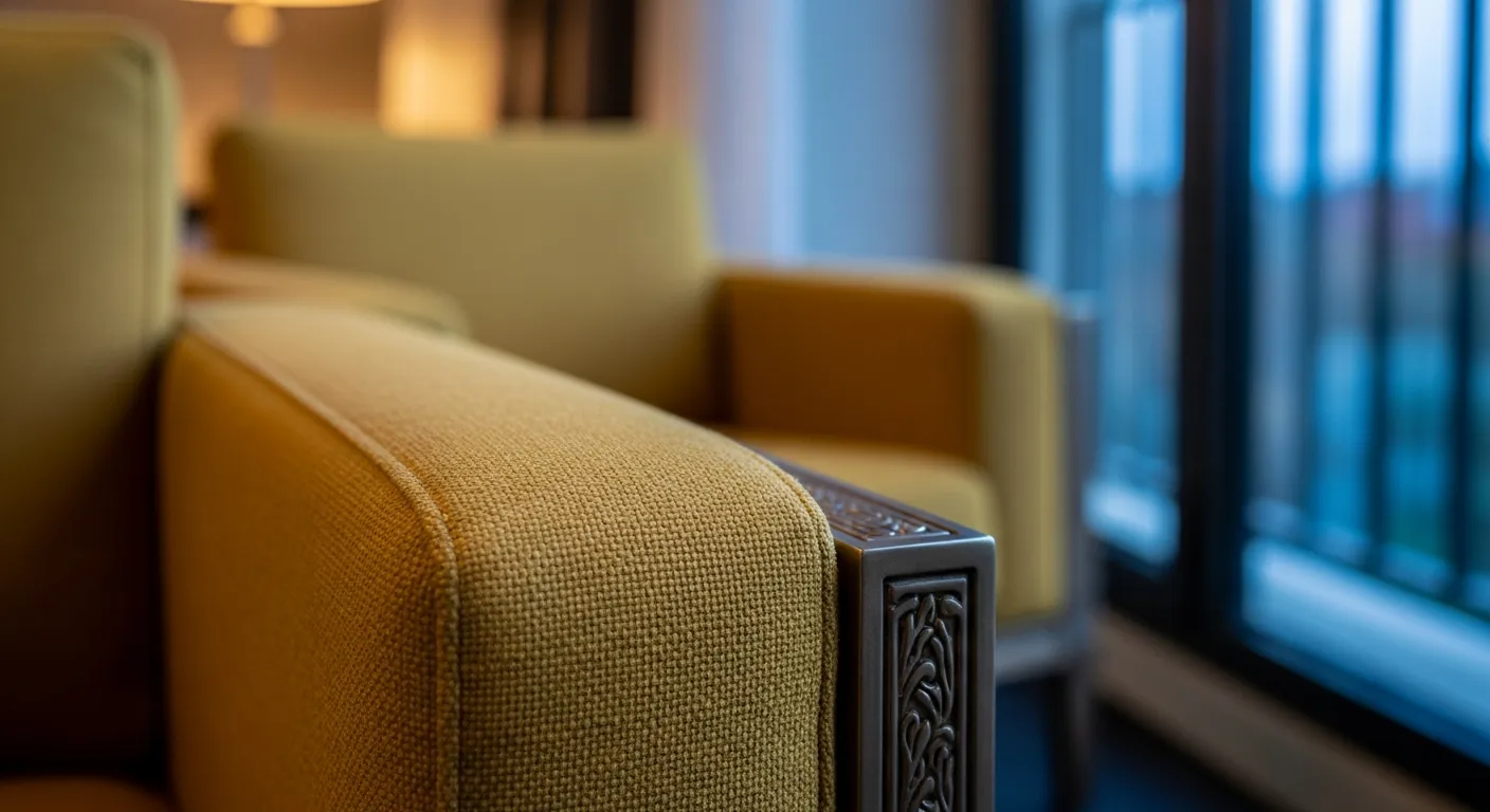 Elegant stone flooring and wrought iron furniture in Classic Luxury Outdoor Balcony ideas