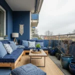 Indigo Oasis: 8 Dreamy Bohemian Outdoor Balcony Ideas
