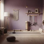 Japandi Home Gym Ideas: A Pastel Purple Design Guide