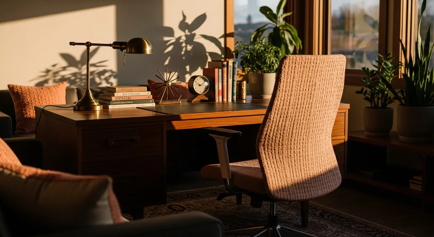 Final touches for Mid-Century Modern Home Office ideas