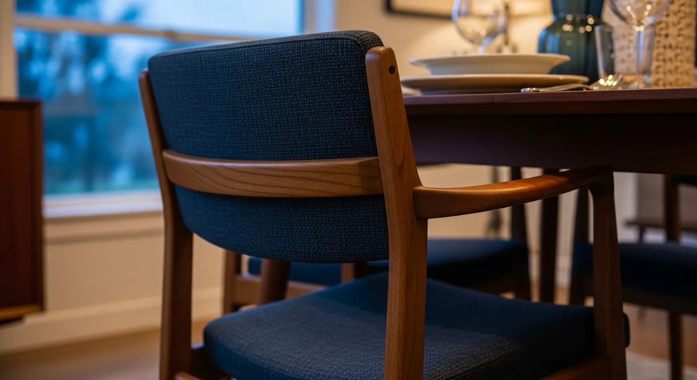 Essential Mid-Century Modern Dining Room ideas featuring walnut furniture and brass sputnik chandelier