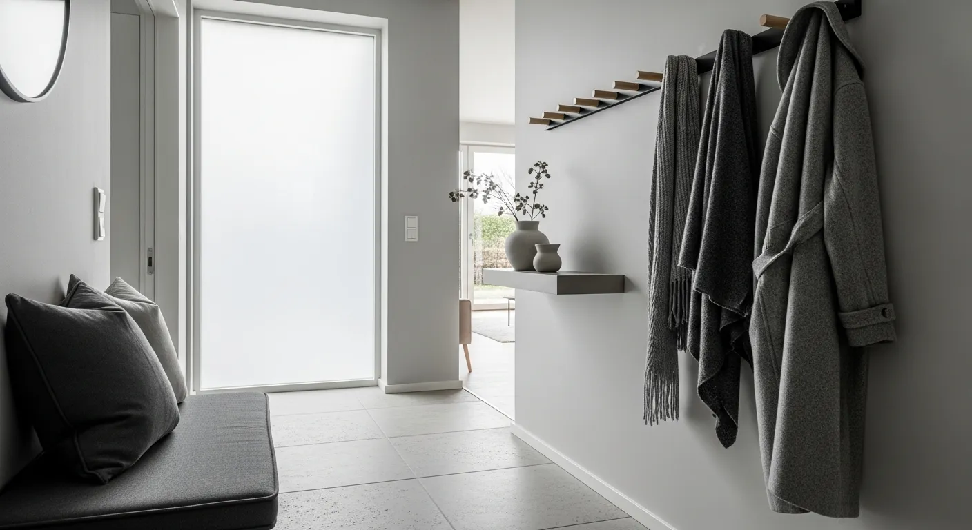 Recreating a minimalist entryway with streamlined furniture