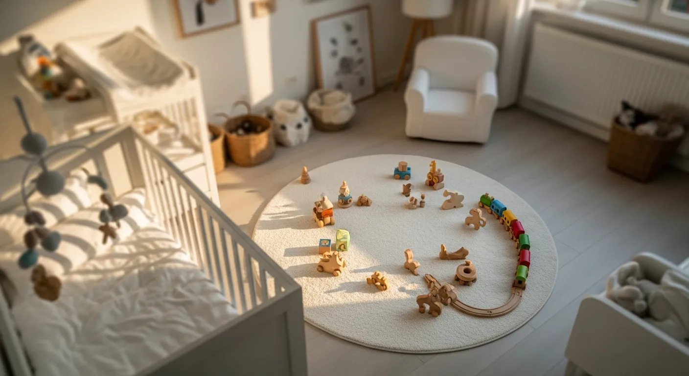 Modern Nursery & Kids Room ideas featuring minimalist white styling