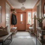 Peach Scandi Entryway Ideas: A Warm Minimalist Welcome