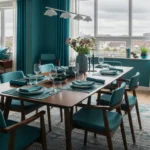 Modern Dining Room Ideas: Styling Teal for Everyday Elegance