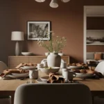 10 Warm Brown Modern Dining Room Ideas: Earthy & Chic Design