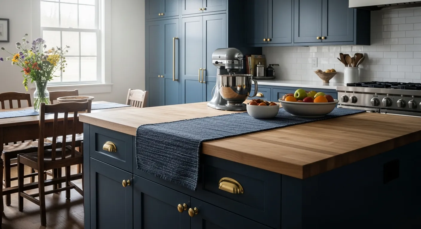 Budgeting for renovation using Farmhouse Kitchen ideas and open shelving