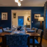 Navy Blue & Mid-Century Modern Dining Room Ideas: A Moody Guide