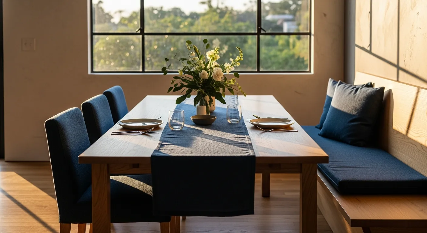 Furniture selection for navy minimalist dining room ideas