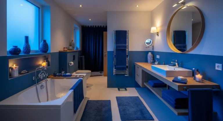 Indigo Scandi Bathroom Ideas: Master the Moody Nordic Look