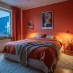 Burnt Orange Scandi Bedroom Ideas: Warm Minimalist Decor