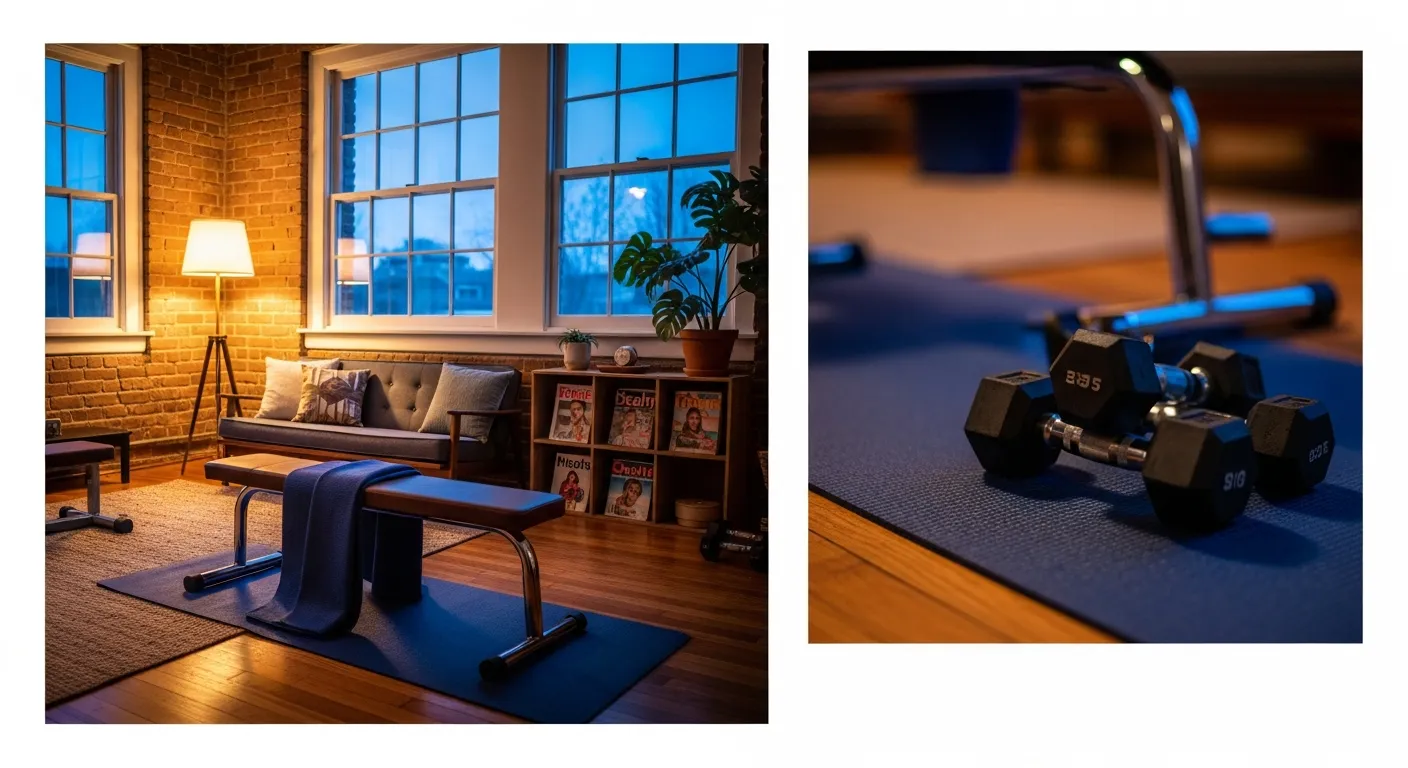 Interior layout for Mid-Century Modern Home Gym ideas