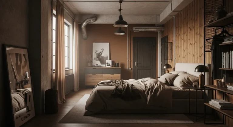 Moody Truffle: The Best Industrial Bedroom Ideas