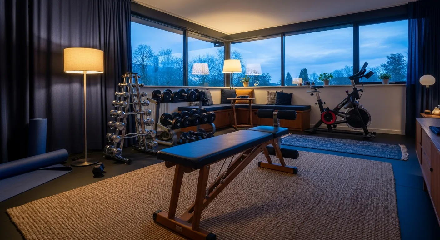 Step by step guide to recreating Mid-Century Modern Home Gym ideas