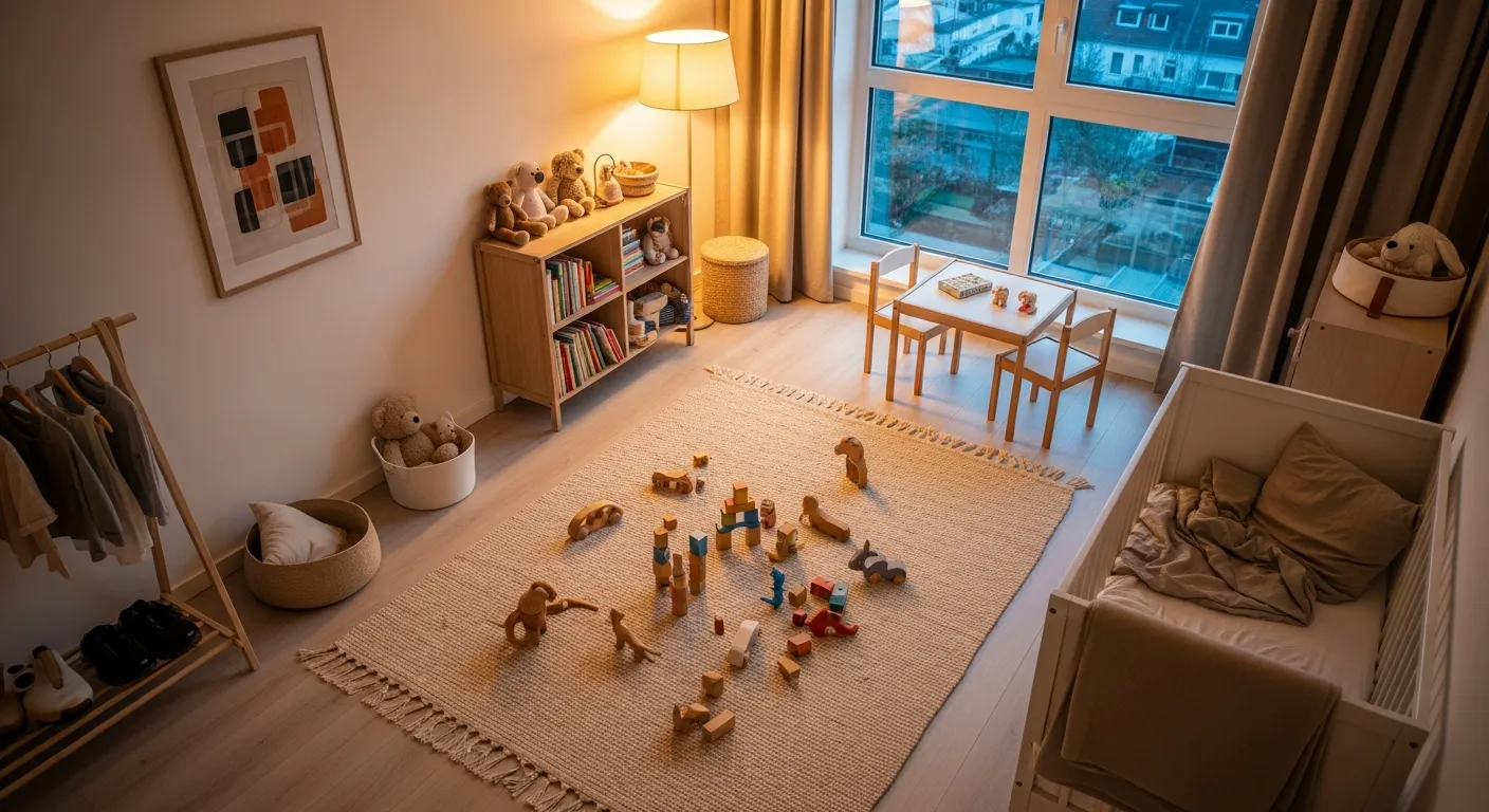 Step by step guide to creating a modern beige kids room