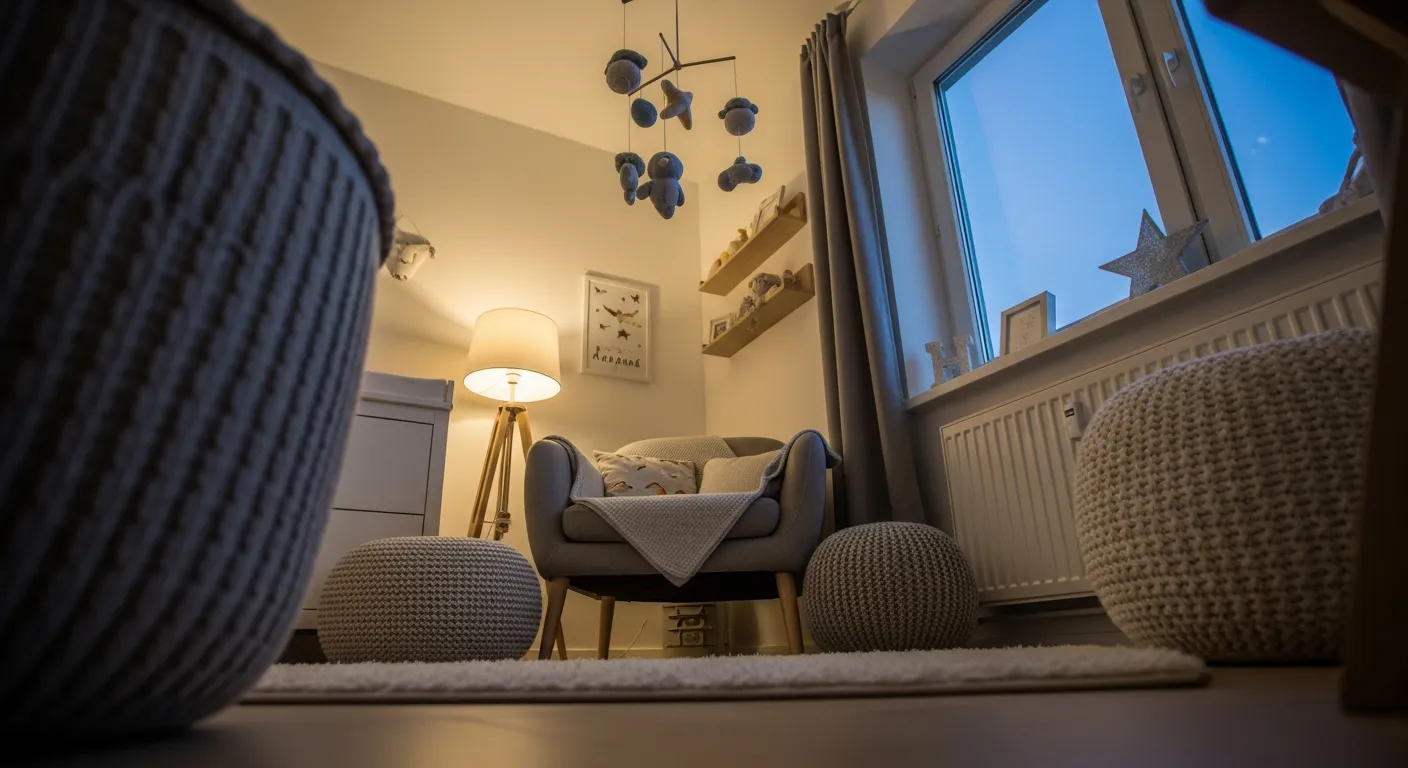 Elegant silver metallic accents in Modern Nursery and Kids Room ideas