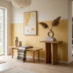 Butter Yellow Japandi Entryway Ideas for a Warm Welcome