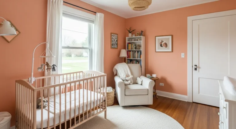 Peach Farmhouse Nursery & Kids Room Ideas: Cozy Inspiration