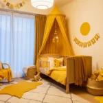 Butter Yellow Japandi Nursery & Kids Room Ideas for New Year