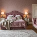 Stunning Classic Luxury Bedroom Ideas in Dusty Rose