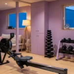 Minimalist Home Gym Ideas: A Lavender Wellness Retreat