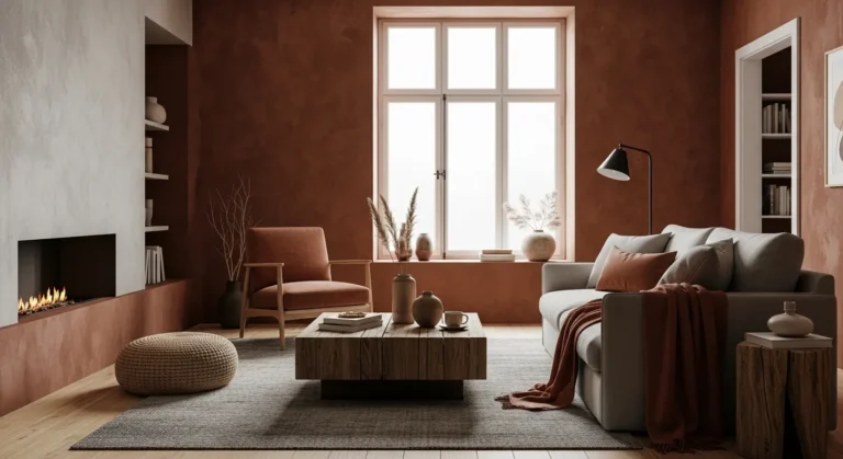 Minimalist Living Room Ideas: Styling with Everyday Rust